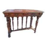 Small table / desk 2 drawers Henri II style