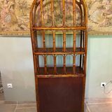 Vintage rattan shelf