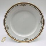 6 Assiettes à dessert vintage, Keeling & Co Losol Ware Burslem.