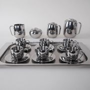 Service à café et à thé, design italien, années 1980, fabriqué en Italie.