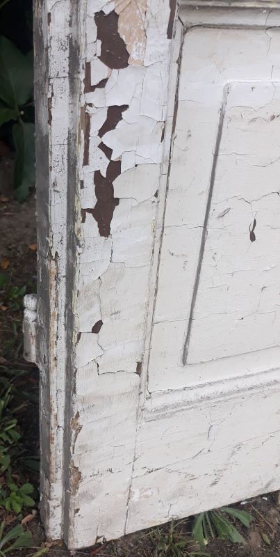 Old glass door 78.5x220.8cm