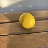 Vintage school bench with backrest