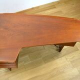 Boomerang Teak Desk by Peter Lovig 1950