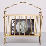 Brass Magazine holder Maison Baguès 1950s France