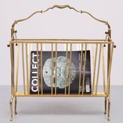 Brass Magazine holder Maison Baguès 1950s France