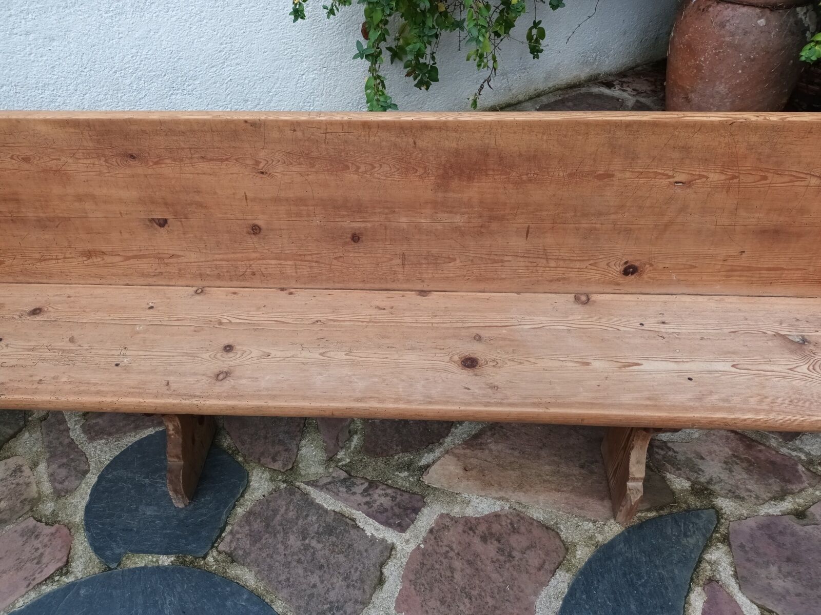 Old church pew, 263 cm