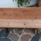 Banc d'église ancien, 263 cm