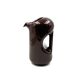 Mid-century modern brown ceramic vase / jug, Il Picchio Italy 1970s