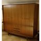 Vintage Scandinavian teak wardrobe from the 60s and 70s