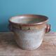 Puisaye sandstone ice bucket signed Jean-Pierre Prud'homme