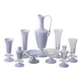 Vintage Nine-Piece Glassware Collection, 1970s