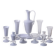 Vintage Nine-Piece Glassware Collection, 1970s