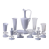 Vintage Nine-Piece Glassware Collection, 1970s