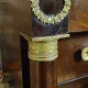 Empire period chest of drawers, early 19th century, in flame mahogany.