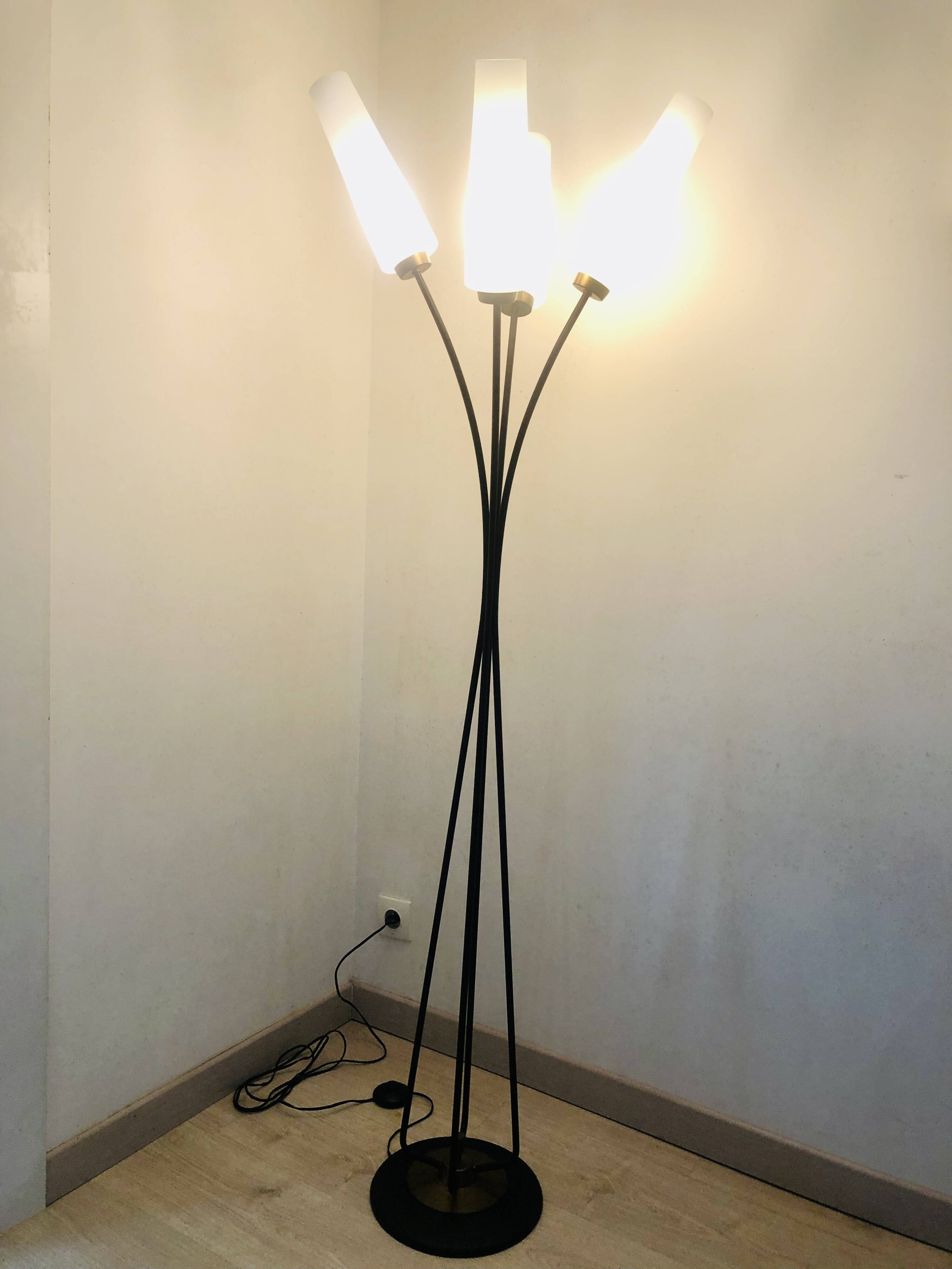 Reed floor lamp dlg Maison Arlus