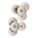 Set of 8 vintage dessert plates - Fleurette by Gien