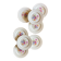 Set of 8 vintage dessert plates - Fleurette by Gien