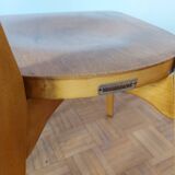 TWO ONE-PIECE VINTAGE WOODEN CHAIRS