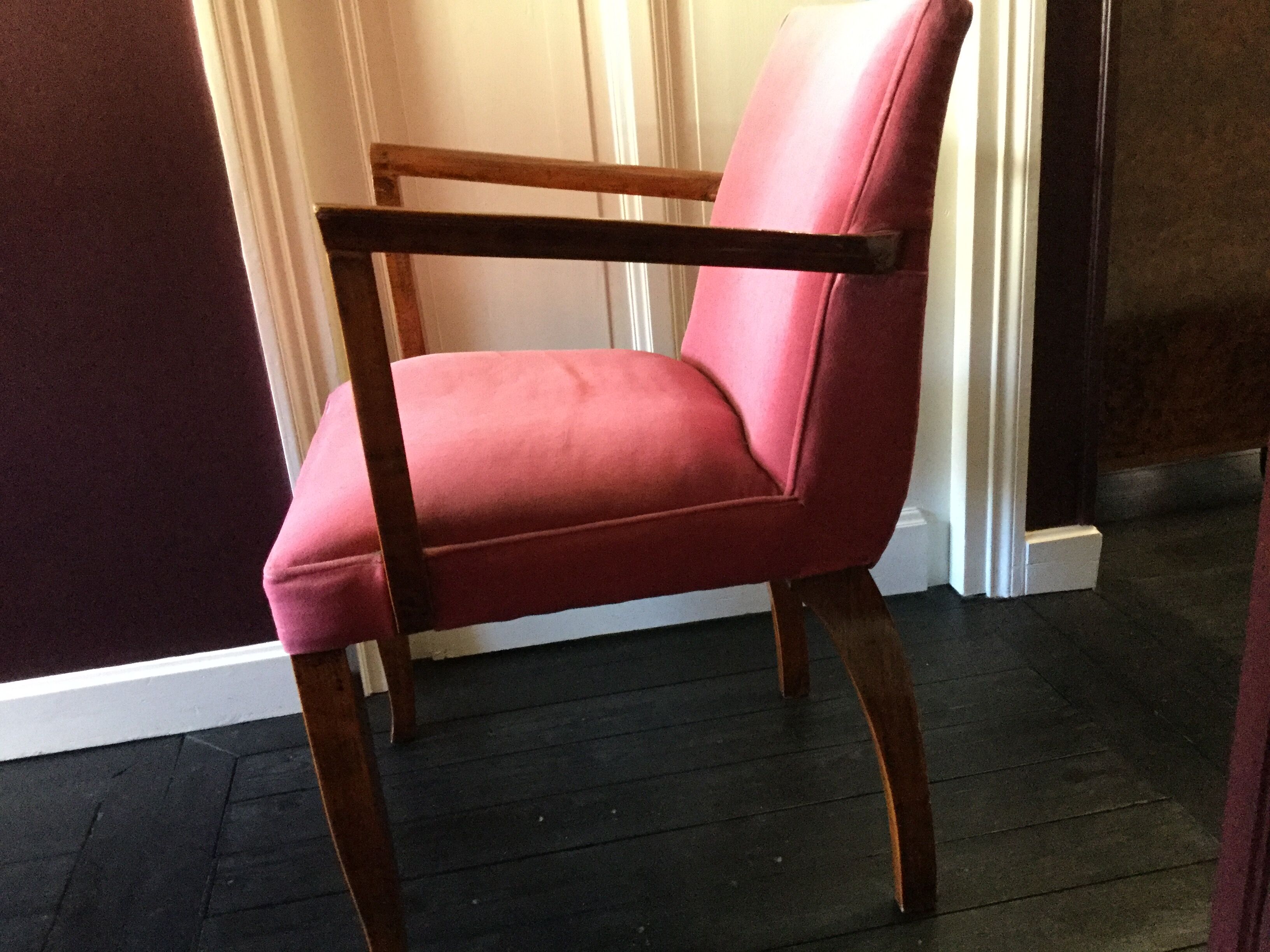 Pair of Art Deco armchairs