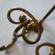 Vintage brass patères