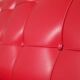 Red leatherette sofa, 1970s