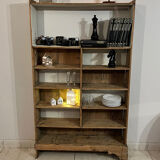 Antique pharmacy shelf