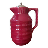 Enamelled earthenware pitcher
