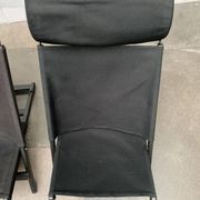 Set of minimalist postmodern folding chairs model Hestra by Tord Björklund for Ikea, 1980s.