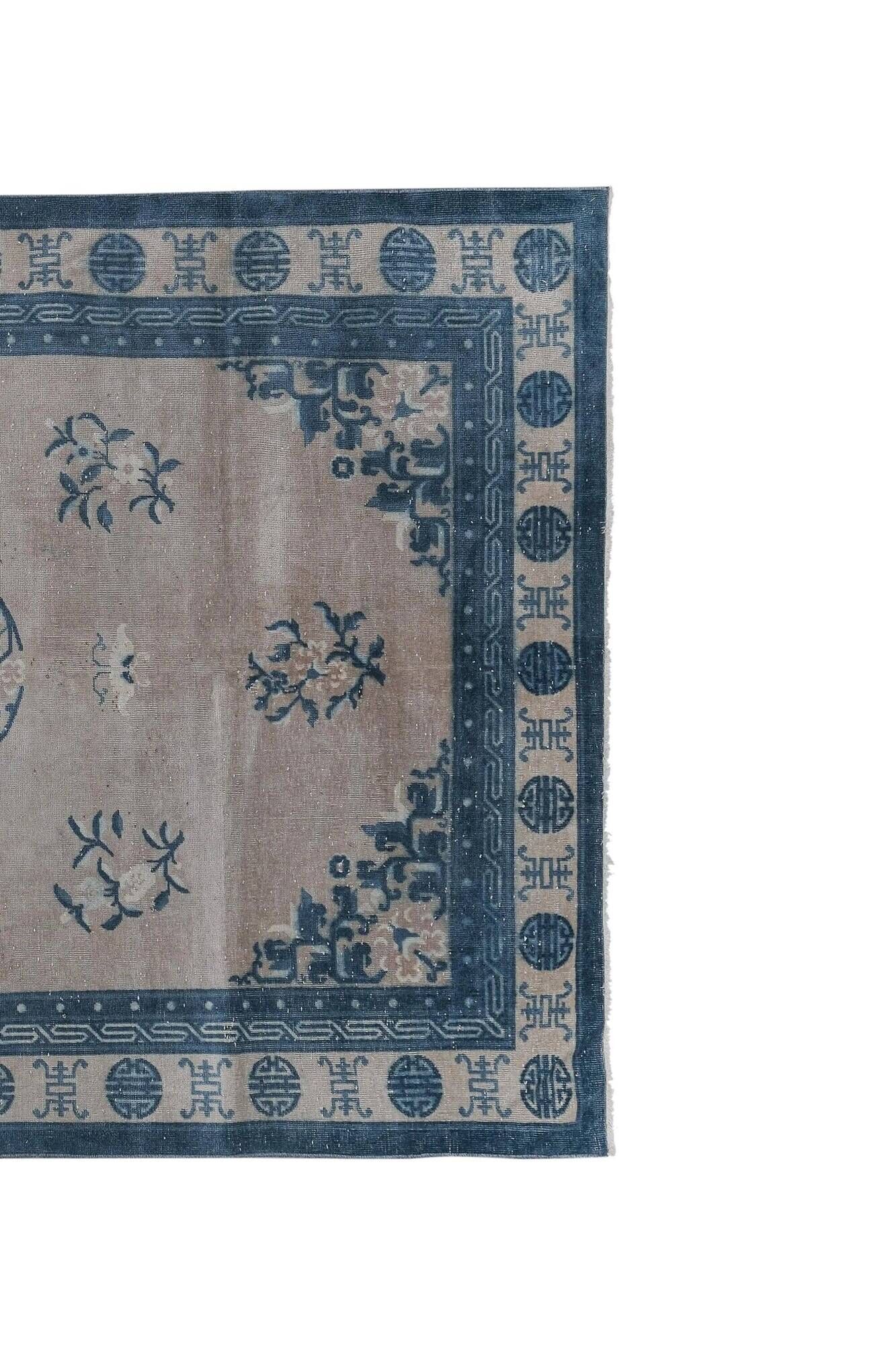 Vintage Turkish handmade rug 181x276 cm