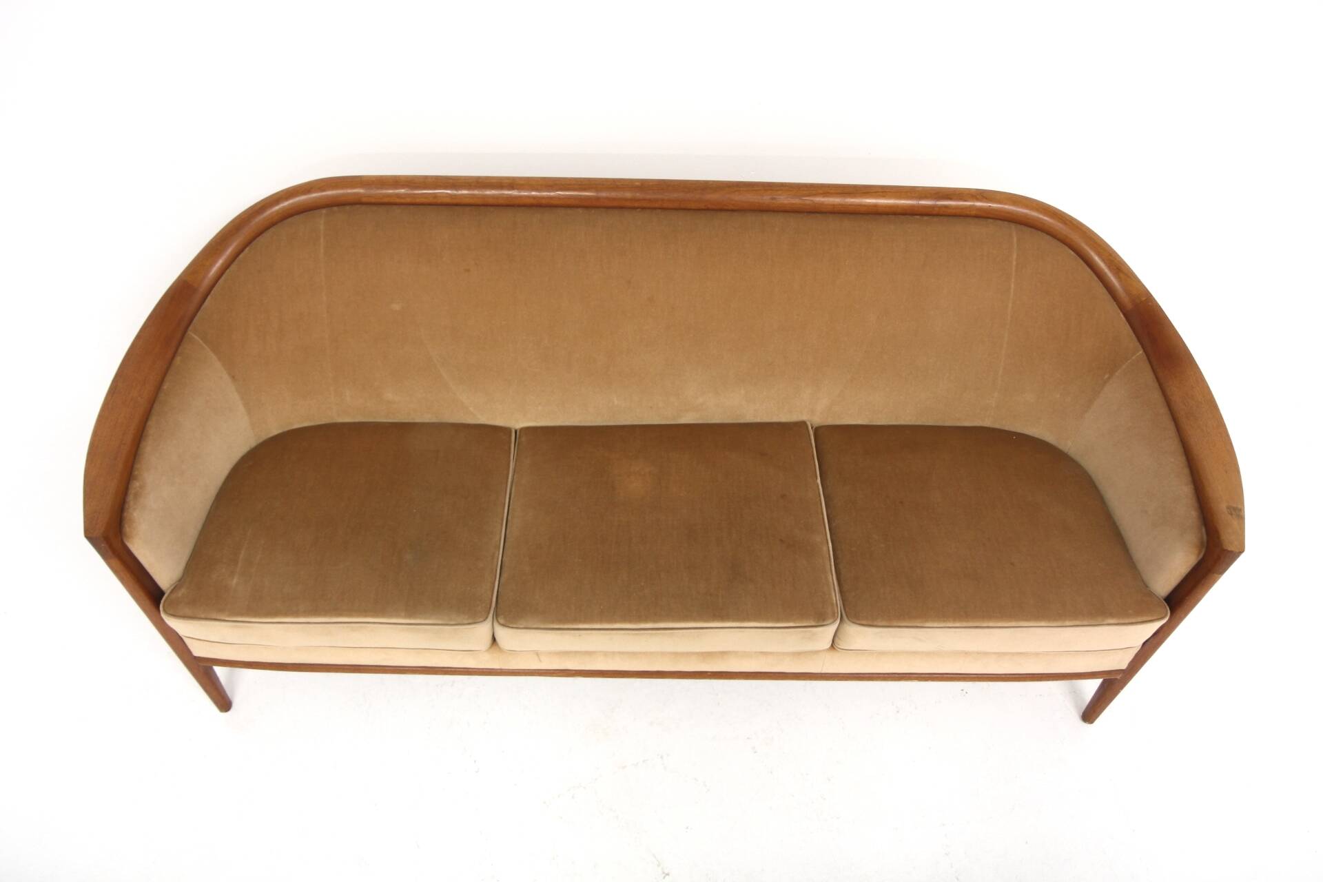 “Fabiola” velvet sofa, Bröderna Andersson, Sweden, 1960