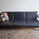 Vintage cubistic 3-seater sofa, 1970's