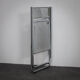 "Tamara" perforated metal folding chair by Arrben Italy (1980s)