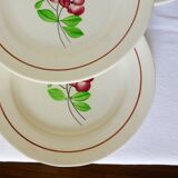 4 assiettes dessert de Digoin Sarreguemines modèle Beaucaire 210842