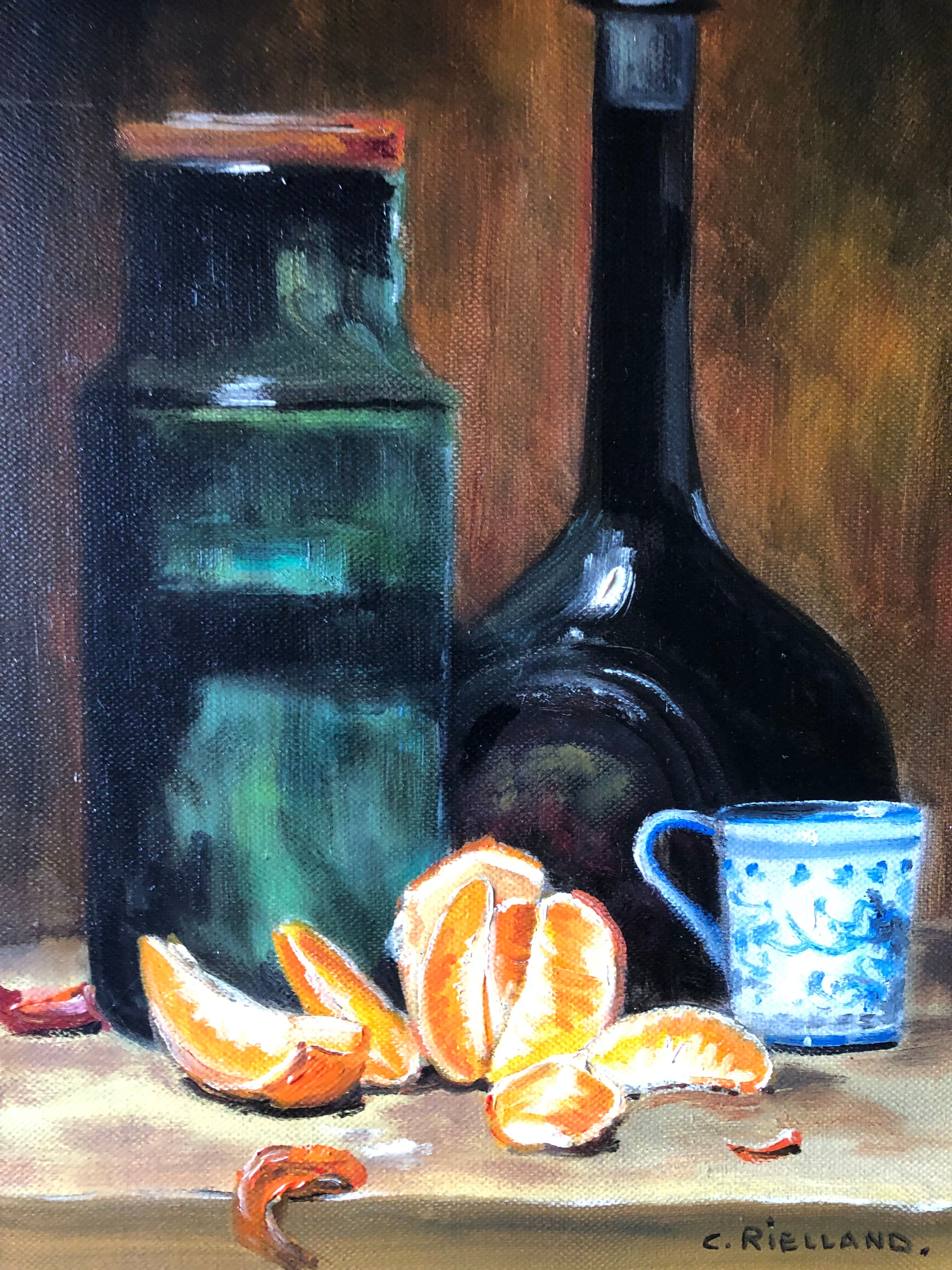 Still life with orange