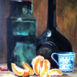 Nature morte à l'orange