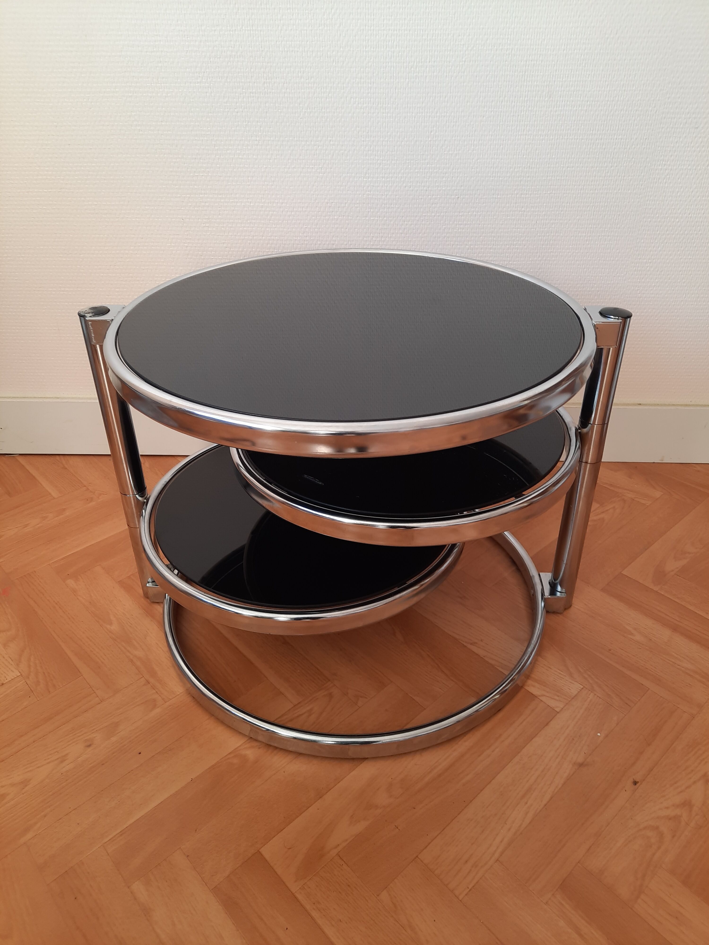 Side table leitmotiv swivel made in Holland 70s-80s
