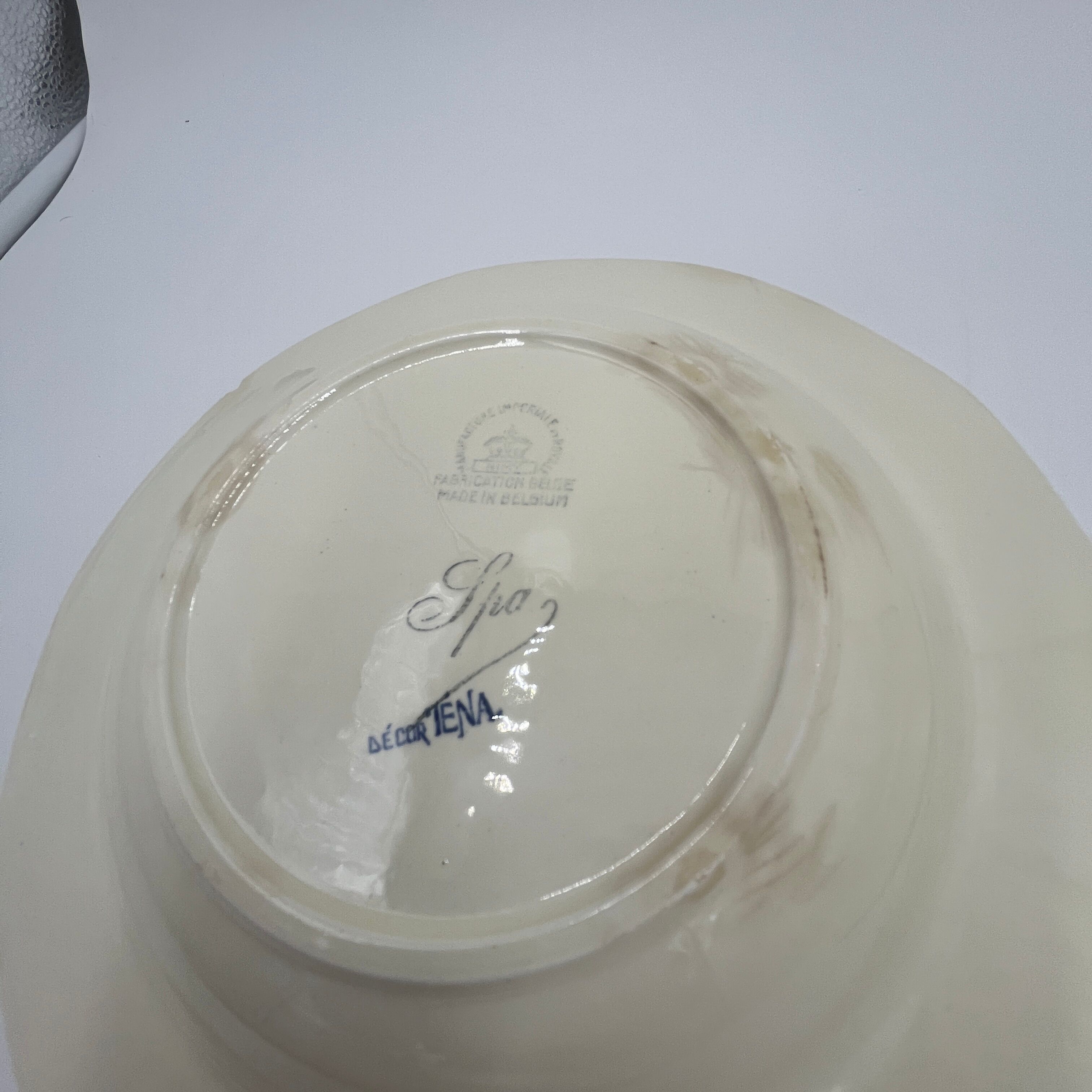 Lot de 4 assiettes décor Téna