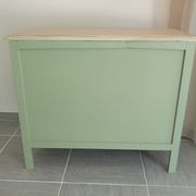 Matt green chest of drawers