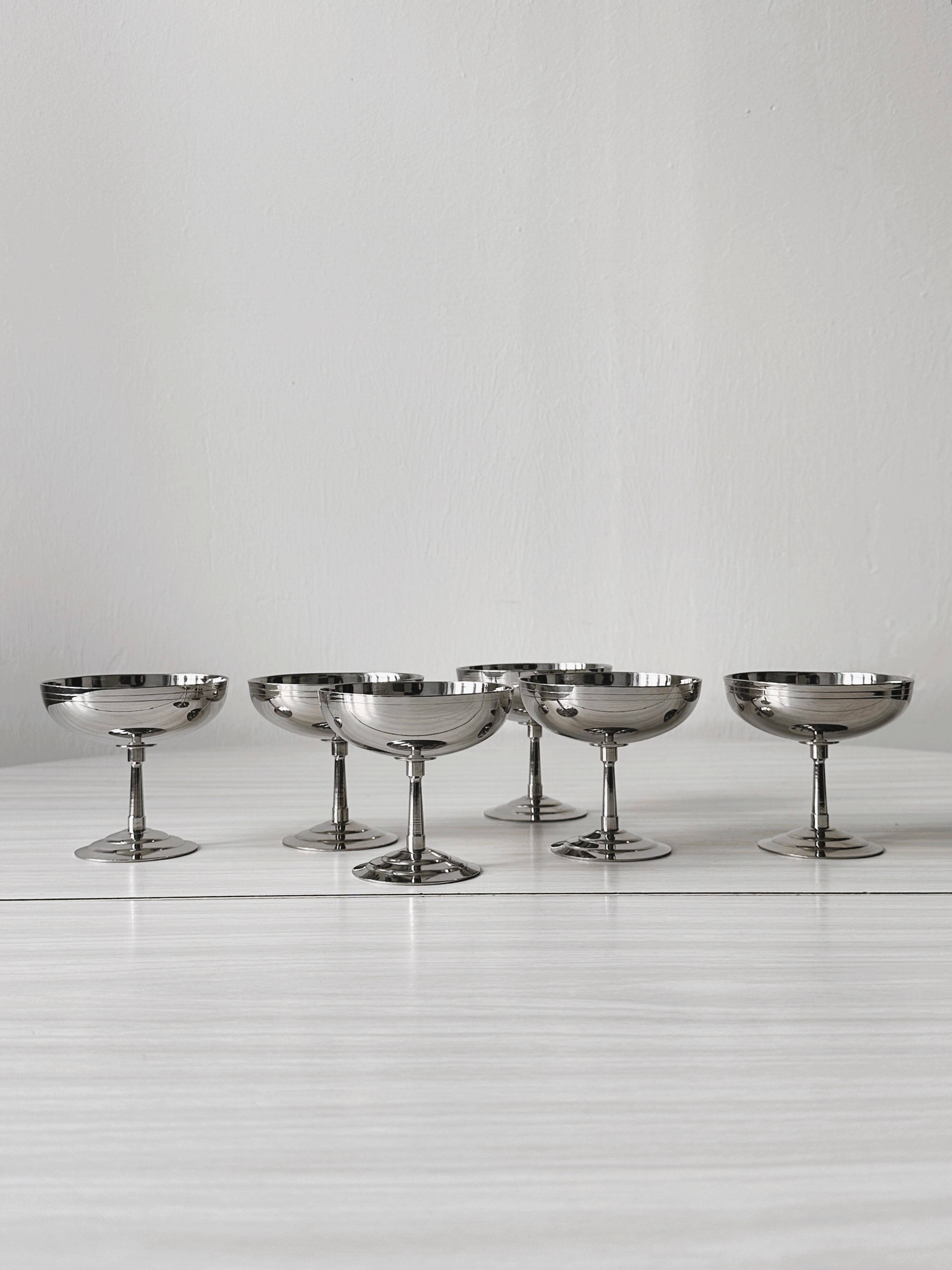 Etang Remy stainless steel bowls - Dessert service