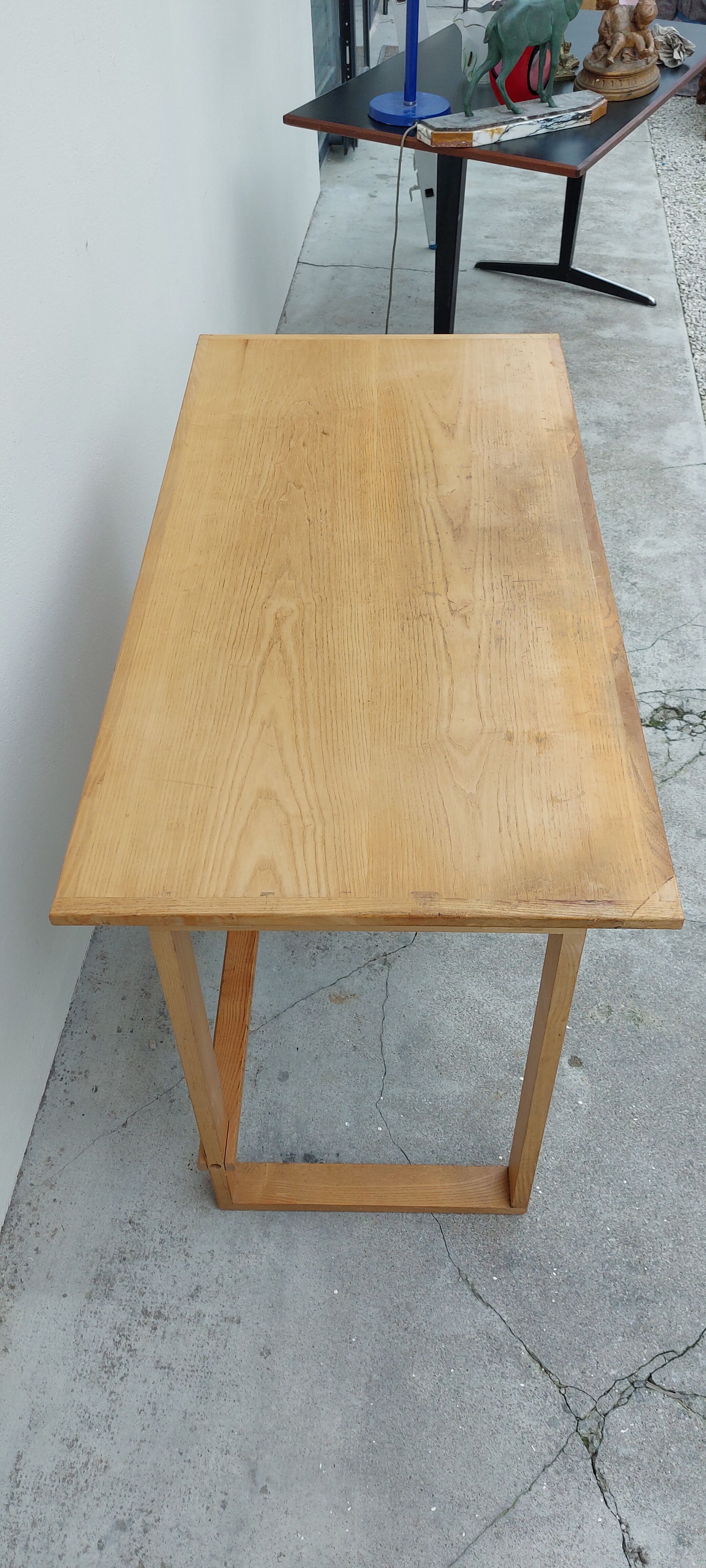 Bureau d'architecte vintage 2 tiroirs, 1960s