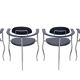 4 Italian Arrben 'Marilyn Stiletto' dining chairs 1970s