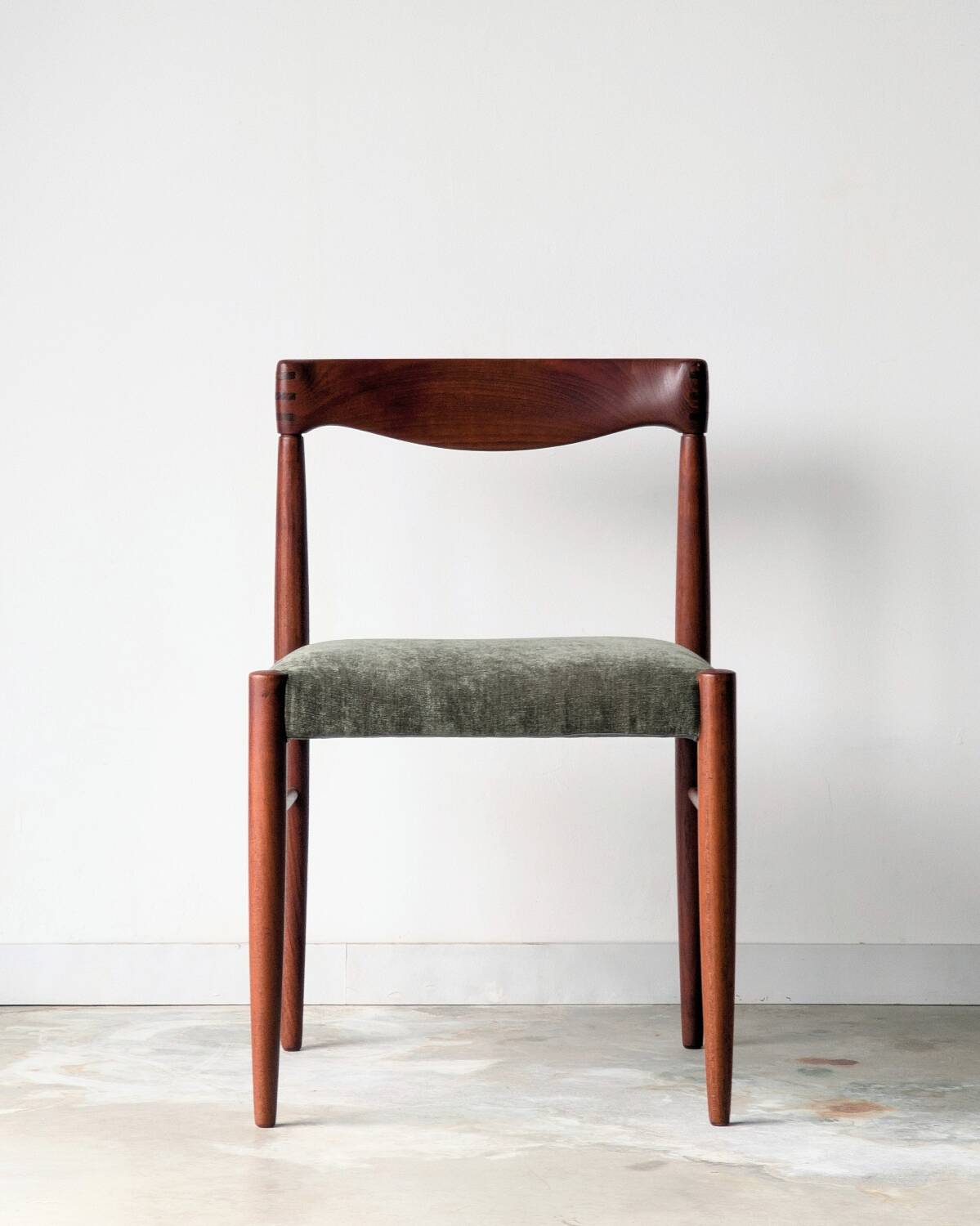 Vintage teak chair by Henry Walter Klein, Bramin edition, 1960.