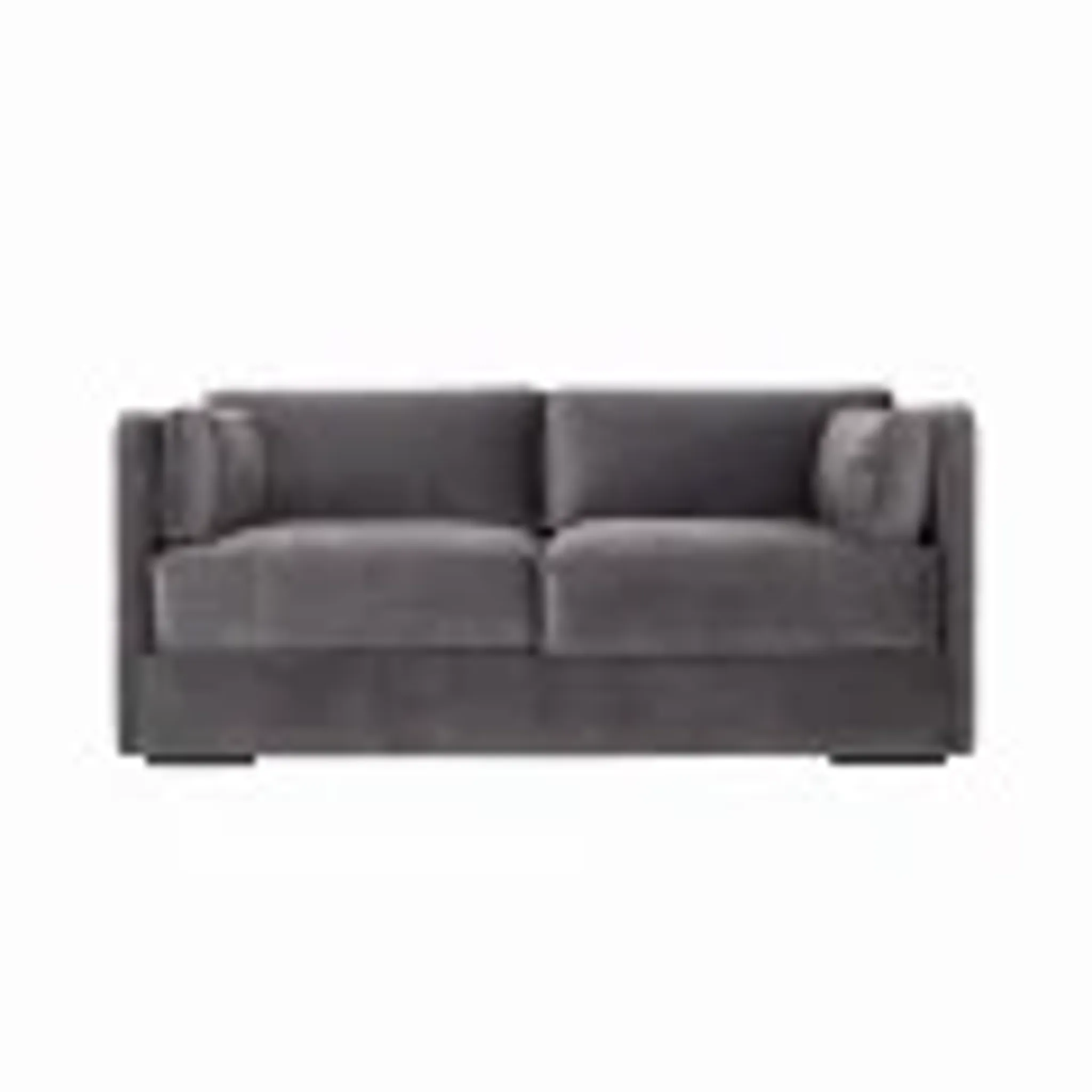 Sofa HAGA grey velour, Scandinavian design