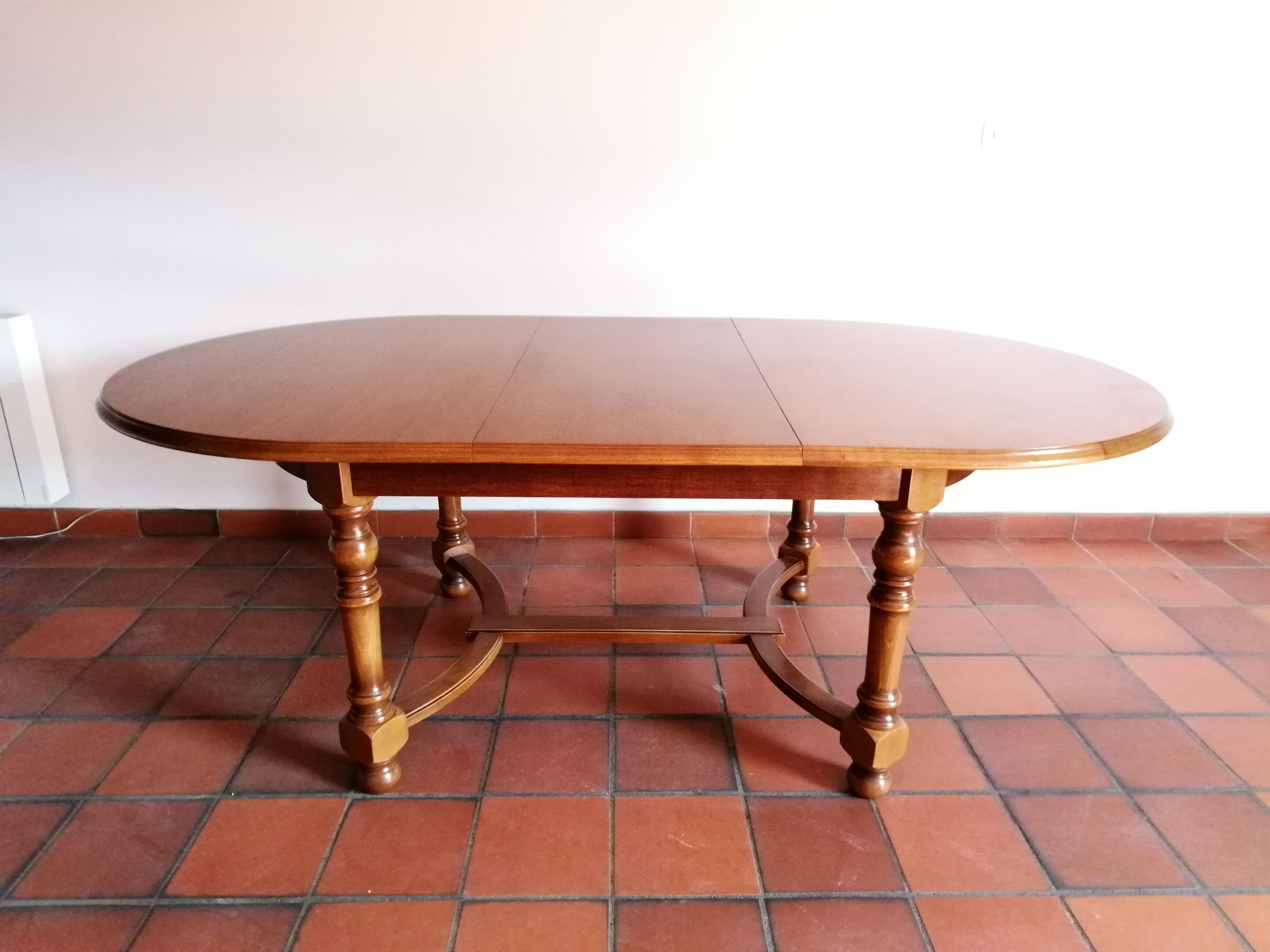 Solid wood dining table
