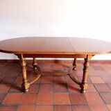 Solid wood dining table
