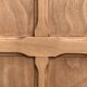Parisian paneled cabinet in raw wood, 1940