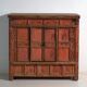Shanxi buffet in original red paint with four drawers – China, circa 1930