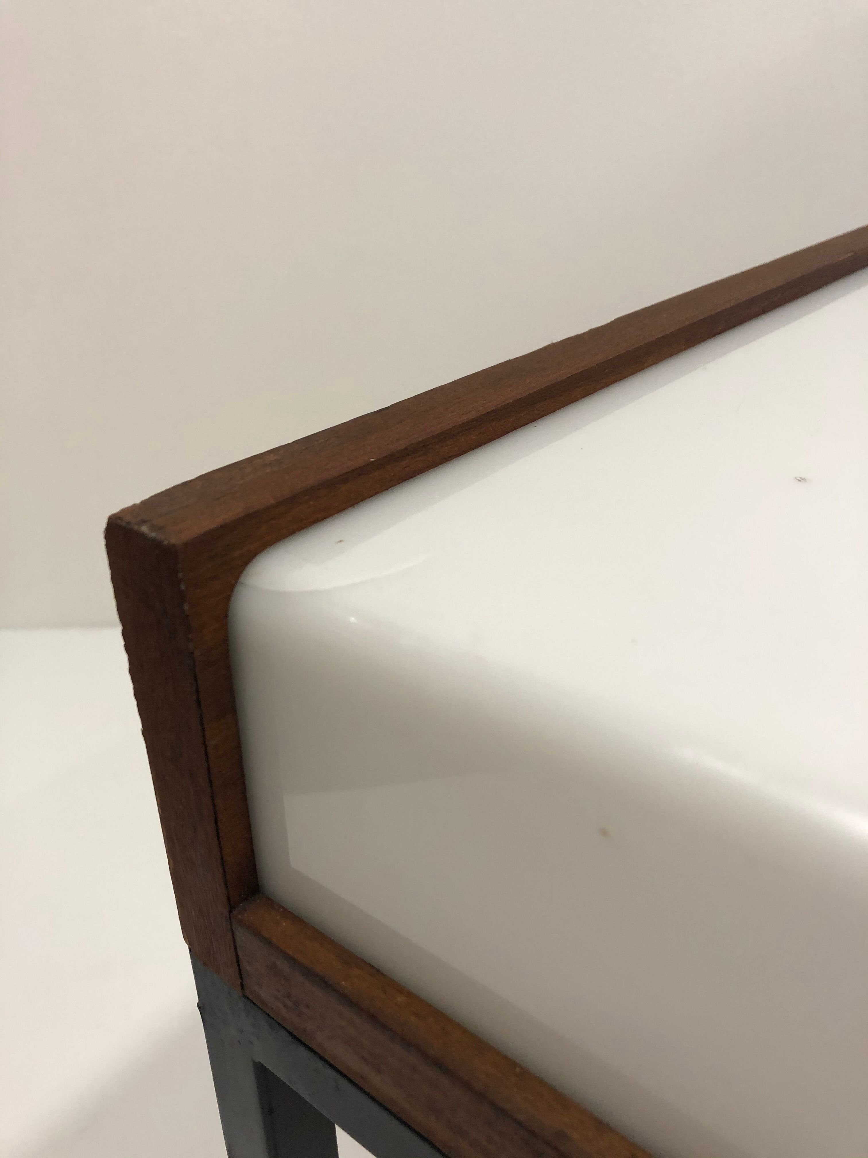 Table basse éclairante / lumineuse louis baillon vintage