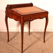 walnut gaming table from the Napoleonic III period