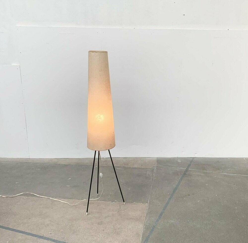 Mid-Century Minimalist Tripod Floor Lamp, 1960s